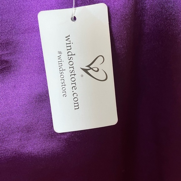 Windsor Purple Dress With Straps, Size XS, Brand New With Tags NWT - Picture 5 of 6